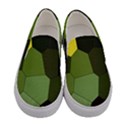 Mosaic Structure Background Tile Women s Canvas Slip Ons View1