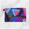 Memphis Pattern Geometric Abstract Canvas Cosmetic Bag (Large) View1