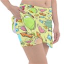 Cute Sketch Child Graphic Funny Classic Tennis Skirt View3