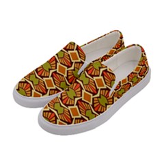 Geometry Shape Retro Trendy Symbol Women s Canvas Slip Ons by danenraven