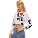 I love cherry pie Lightweight Long Sleeve Sweatshirt View2