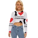 I love blueberry cobbler Lightweight Long Sleeve Sweatshirt View1