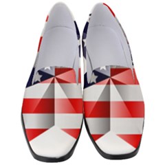 United States Of America Flag Of The United States Independence Day Women s Classic Loafer Heels by danenraven