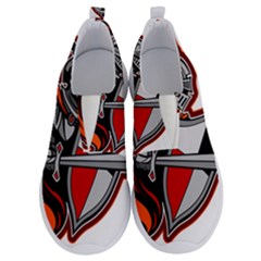 Knight Shield Sword Shield Fictional Character No Lace Lightweight Shoes by danenraven