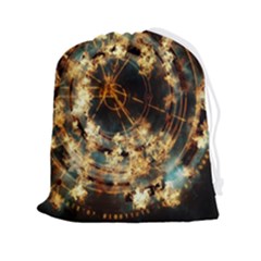 Science Fiction Background Fantasy Drawstring Pouch (2xl) by danenraven