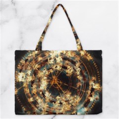 Science Fiction Background Fantasy Zipper Medium Tote Bag by danenraven