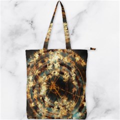 Science Fiction Background Fantasy Double Zip Up Tote Bag by danenraven