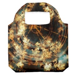 Science Fiction Background Fantasy Premium Foldable Grocery Recycle Bag by danenraven