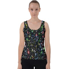 Illustration Universe Star Planet Velvet Tank Top by danenraven