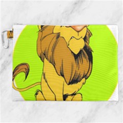 Lion Cartoon Parody Canvas Cosmetic Bag (xxl) by danenraven