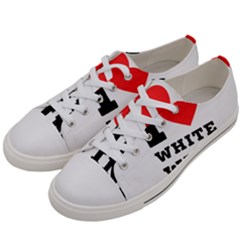 I Love White Wine Men s Low Top Canvas Sneakers by ilovewhateva