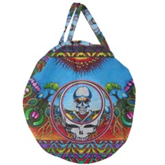 Grateful Dead Wallpapers Giant Round Zipper Tote by Mog4mog4
