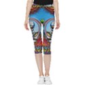 Grateful Dead Wallpapers Inside Out Lightweight Velour Capri Leggings  View1