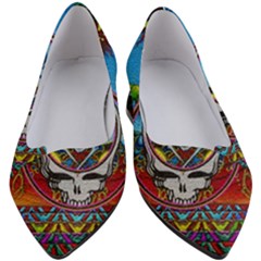 Grateful Dead Wallpapers Women s Block Heels  by Mog4mog4