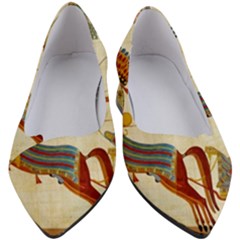 Egyptian Tutunkhamun Pharaoh Design Women s Block Heels  by Mog4mog4