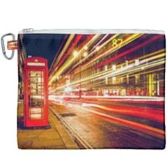 Telephone Booth Red London England Canvas Cosmetic Bag (xxxl) by Mog4mog4