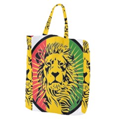 Lion Head Africa Rasta Giant Grocery Tote by Mog4mog4