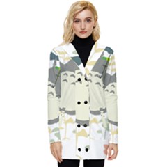 My Neighbor Totoro Cartoon Button Up Hooded Coat  by Mog4mog4