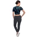 Hogwarts Castle Van Gogh Short Sleeve Cropped Jacket View2