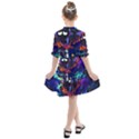 Cartoon Parody In Outer Space Kids  All Frills Chiffon Dress View2