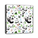Giant Panda Bear Pattern Mini Canvas 6  x 6  (Stretched) View1