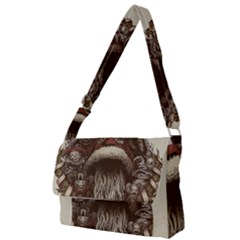 Christmas Dark Demon Evil Horror Krampus Full Print Messenger Bag (s) by Bakwanart