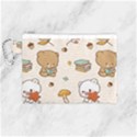 Bear Cartoon Background Pattern Seamless Animal Canvas Cosmetic Bag (Medium) View1