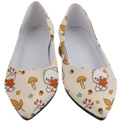 Bear Cartoon Background Pattern Seamless Animal Women s Block Heels  by 99art