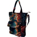 Forest Autumn Fall Painting Shoulder Tote Bag View1