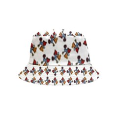 Mixed Abstract Colors Pattern Inside Out Bucket Hat (kids) by dflcprintsclothing