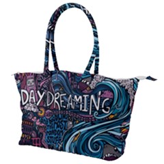 Graffiti Art Psychedelic Art Graphic Design Modern Art Canvas Shoulder Bag by 99art