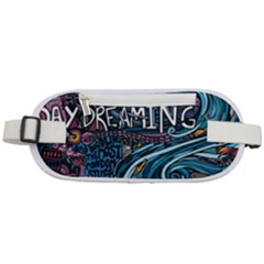 Graffiti Art Psychedelic Art Graphic Design Modern Art Rounded Waist Pouch by 99art