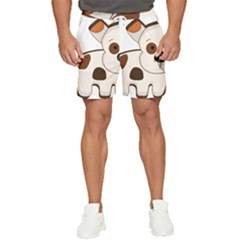 Animation-dog-cute-cartoon-drawing Men s Runner Shorts by 99art
