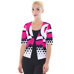 Lol-acronym-laugh-out-loud-laughing Cropped Button Cardigan by 99art