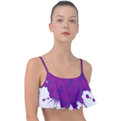 Explosion-firecracker-pyrotechnics Frill Bikini Top by 99art