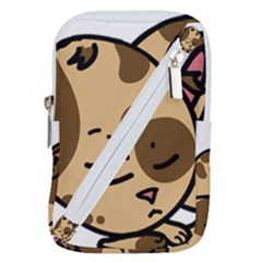 Cat-cartoon-pet-kitten-character Belt Pouch Bag (large) by 99art