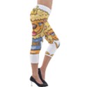 Animation-lion-animals-king-cool Lightweight Velour Capri Leggings  View4