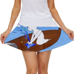 Spirit-boat-funny-comic-graphic Women s Skort by 99art