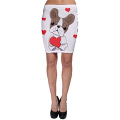 Animation-dog-cute-animate-comic Bodycon Skirt by 99art