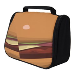 Hamburger-cheeseburger-burger-lunch Full Print Travel Pouch (small) by 99art