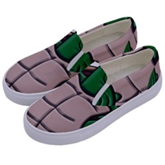 Amphibian-animal-cartoon-reptile Kids  Canvas Slip Ons by 99art