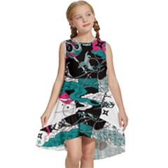 Japan Ninja-japanese-samurai-color- Kids  Frill Swing Dress by 99art
