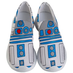 Technology-clip-art-r2d2 Women s Lightweight Slip Ons by 99art