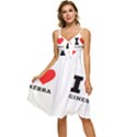 I love ginebra Sleeveless Tie Front Chiffon Dress View1