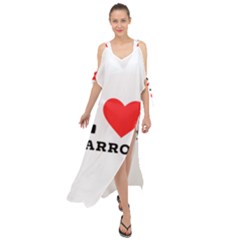 I Love Carrots  Maxi Chiffon Cover Up Dress by ilovewhateva