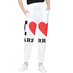 I Love Carrots  Women s Tapered Pants by ilovewhateva