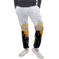 Variety Of Fruit Water Berry Food Splash Kiwi Grape Men s Jogger Sweatpants by B30l