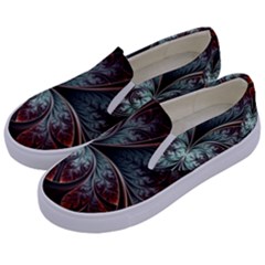 Abstract Pattern Design Art Wallpaper Tracery Texture Kids  Canvas Slip Ons by danenraven