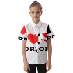 I Love Pork  Kids  Short Sleeve Shirt by ilovewhateva