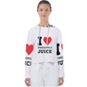 I love pineapple juice Women s Slouchy Sweat View1
